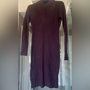 Stylish, cozy, comfortable knitted deess with beautiful open back design.